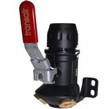 Transair Connectors - 2 Port 45 Wall Bracket with Ball Valve